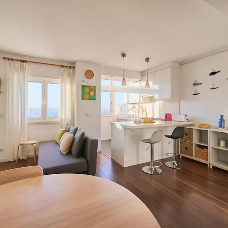 Sunny Designer Flat With Ac & View Apartamento Lisboa